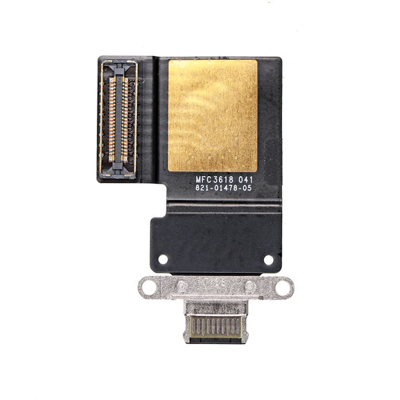 Replacement for iPad Pro 11(1st/2nd)/Pro 12.9 (3rd/4th) USB Charging Connector Flex Cable - Black