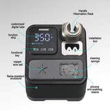 WEMON K21A 75W Smart Soldering Station – Portable T210 Iron for Precision Repair